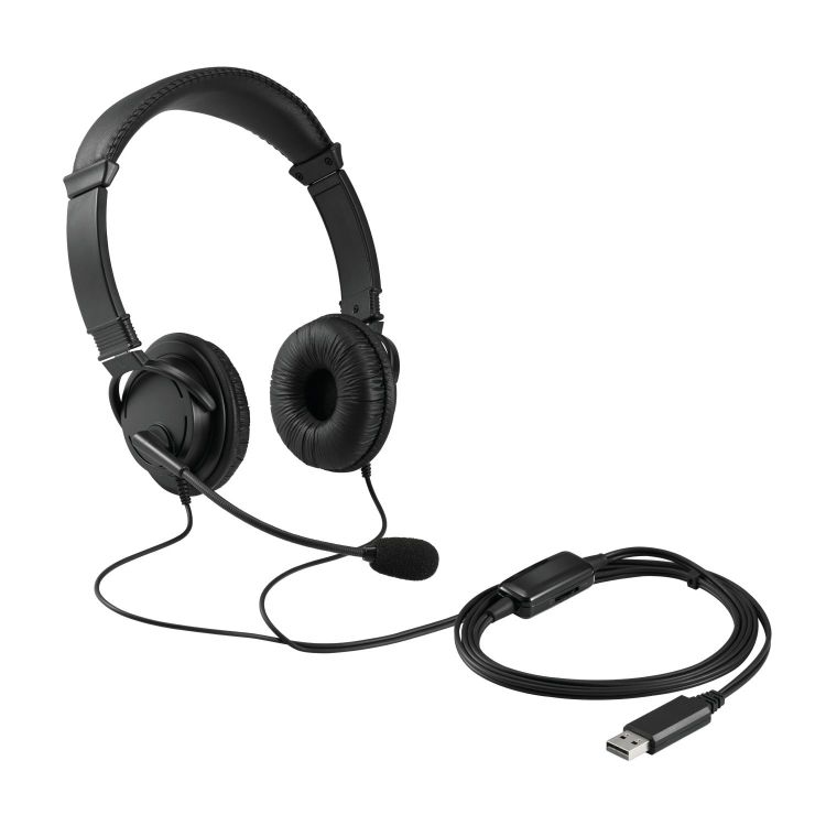 Kensington USB-A Classic Stereo Headset with Mic and Volume Control
