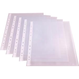 Value Punch Pockets A4 Mediumweight Orange Peel Finish [Pack of 100]