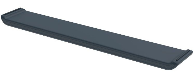 Leitz Ergo Adjustable Keyboard Wrist Rest Dark Grey
