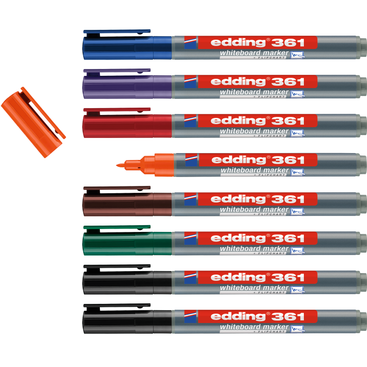Edding 361 Whiteboard Marker [Pack of 8]