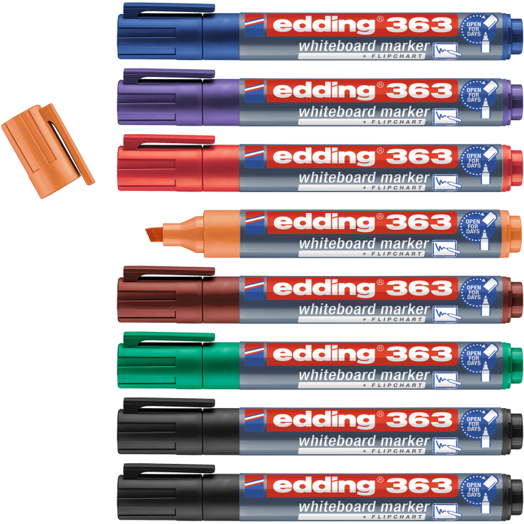 Edding 363 Whiteboard Marker [Pack of 8]