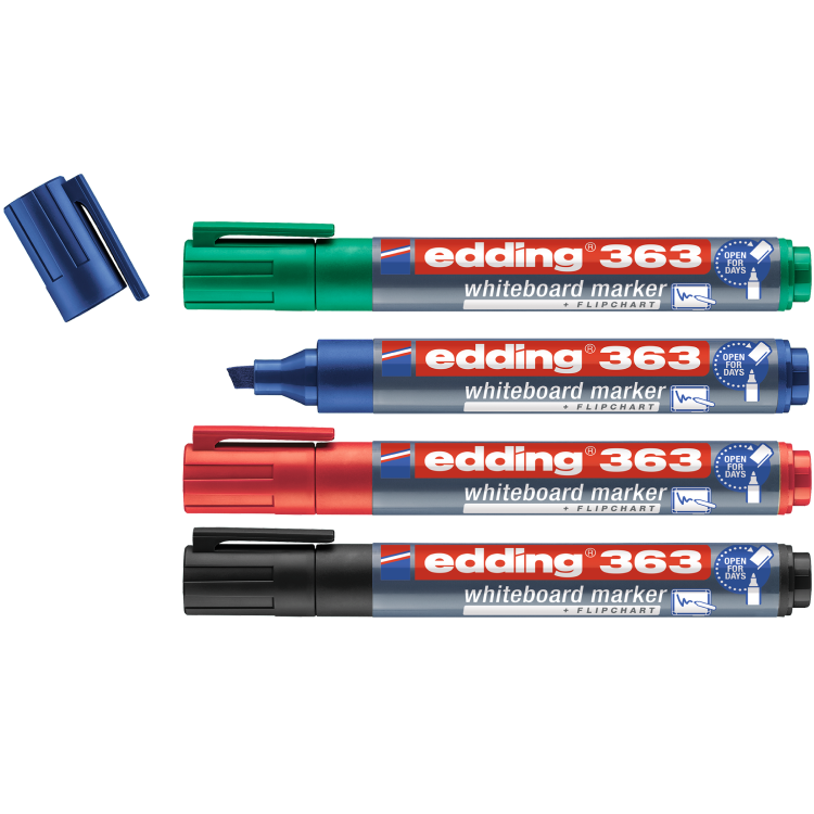 Edding 363 Whiteboard Marker [Pack of 4]