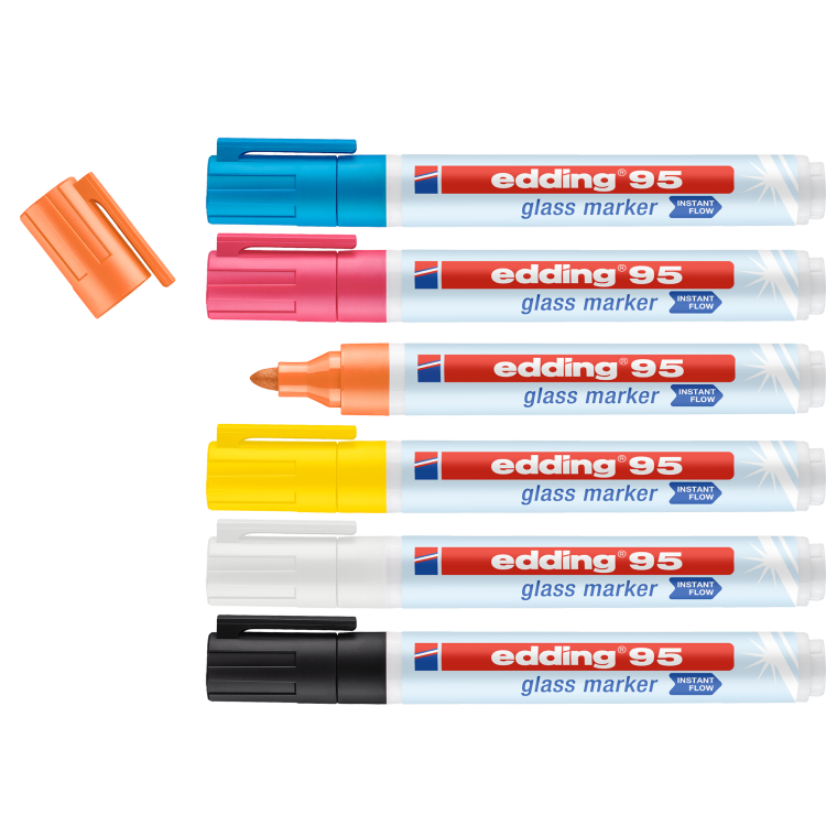 edding 95 Glass marker [Pack of 6]