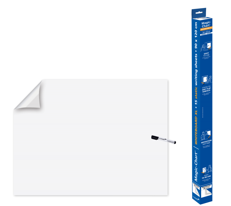Legamaster Magic-Chart Plain whiteboard foil 90x120cm