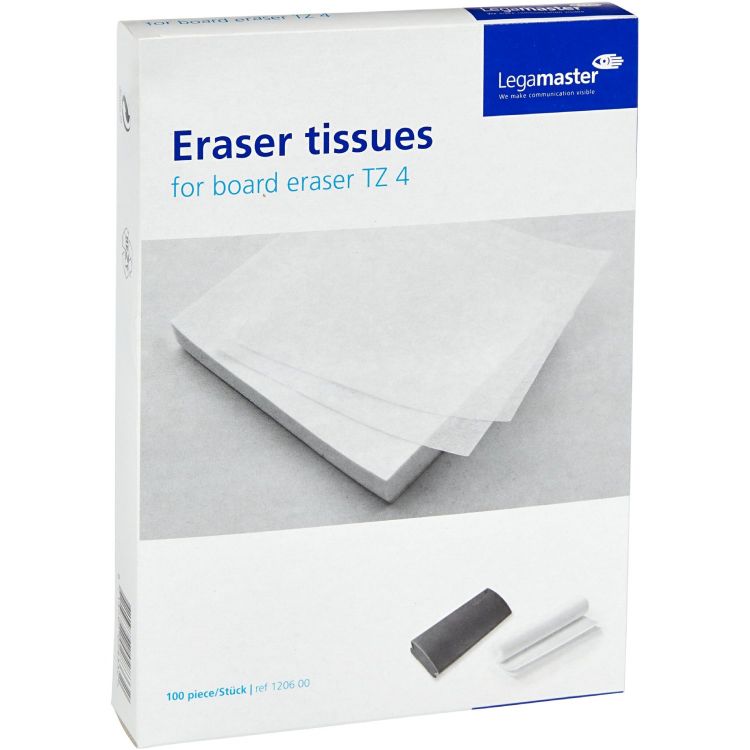 Legamaster eraser tissue for TZ4 whiteboard eraser 100PCS
