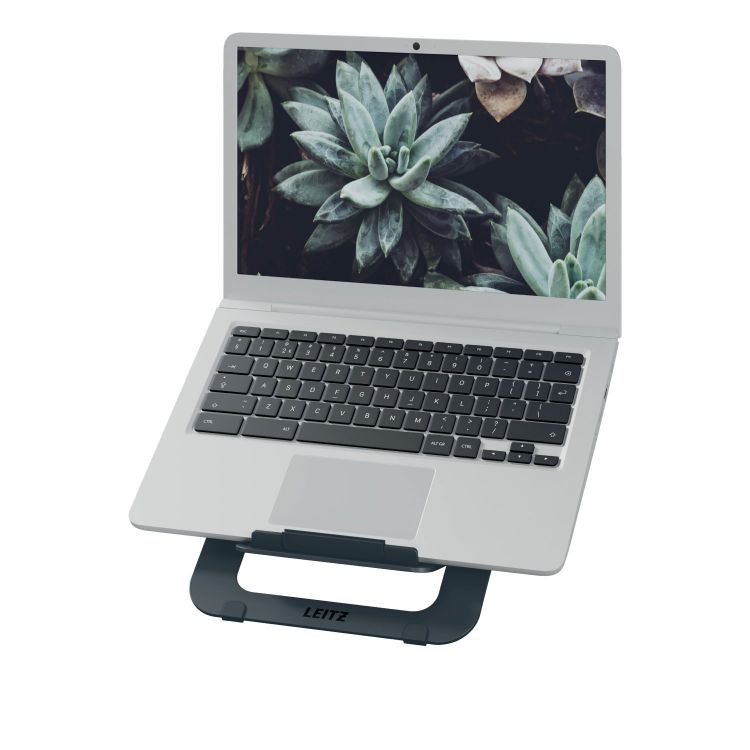 Leitz Ergo Aluminium Ultra-Flat Adjustable Laptop Stand