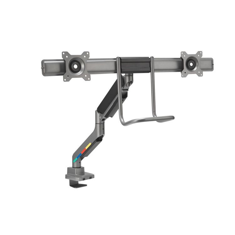 Kensington K58272WW SmartFit Dual Monitor Arm with Crossbar and Handle