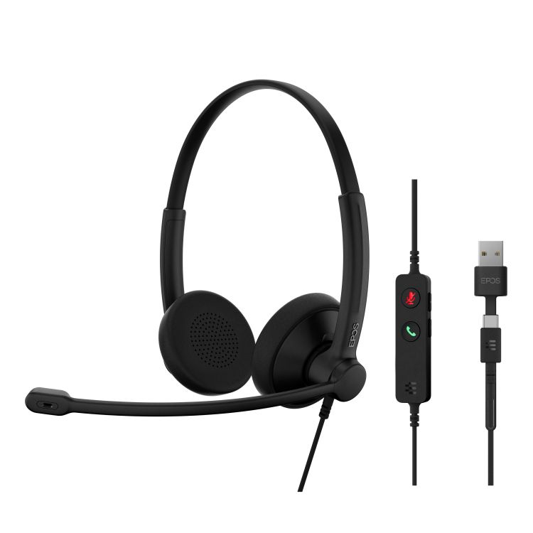 EPOS Impact 100 UC Stereo USB-C+A Headset