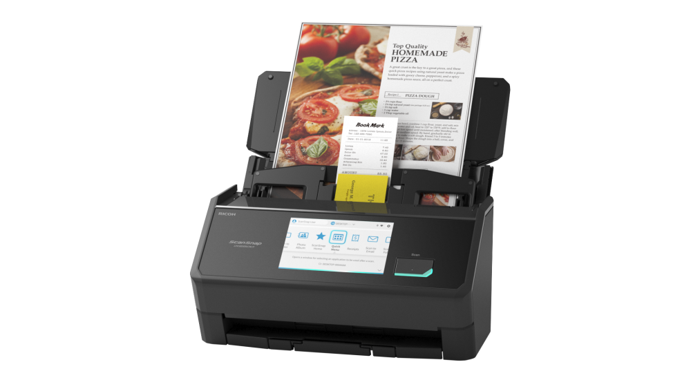 RICOH ScanSnap IX2500 A4 Wireless Desktop Scanner Black