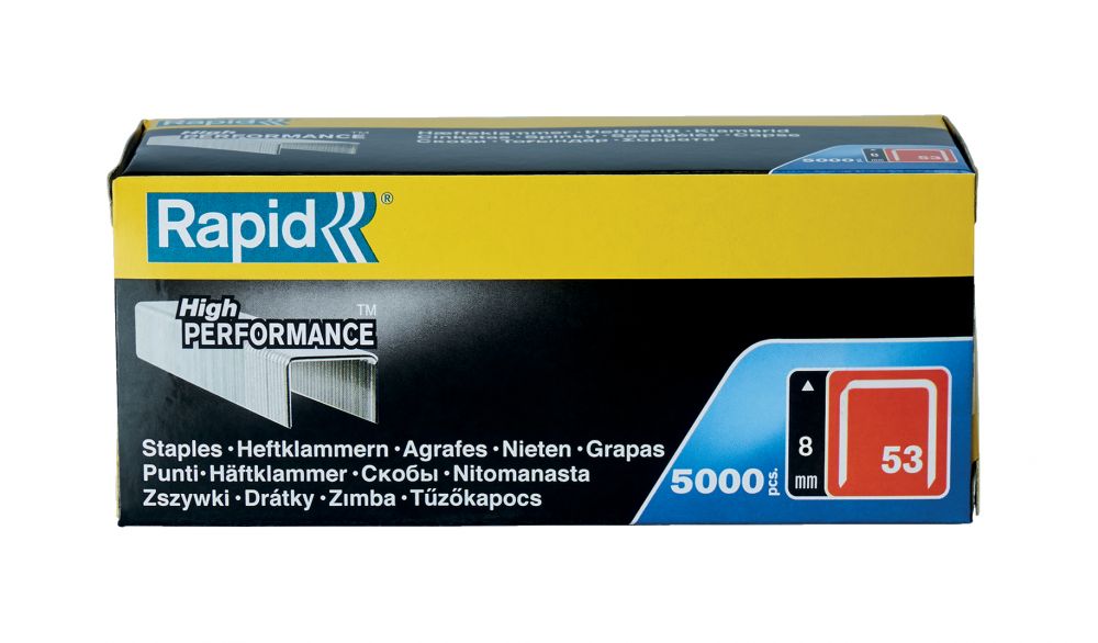 Rapid number 53 Finewire staple 8 mm