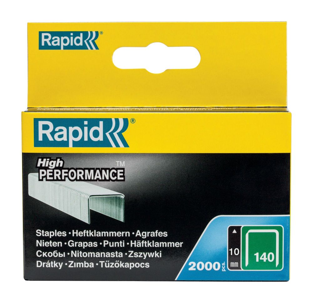 Rapid number 140 Flatwire staple 10 mm