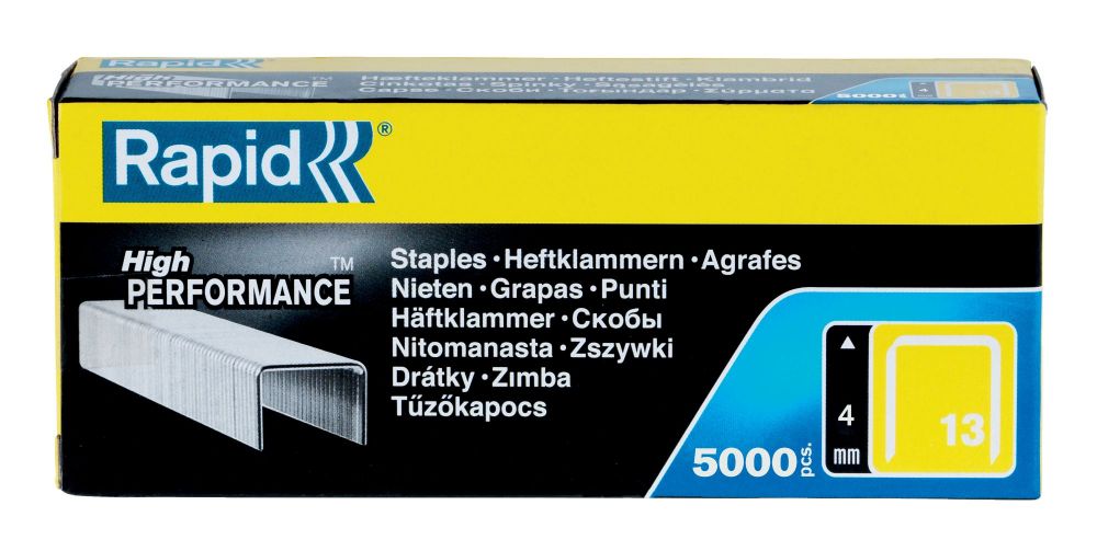 Rapid number 13 Finewire staple 4 mm