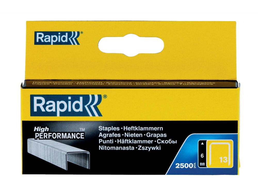 Rapid number 13 Finewire staple 6 mm