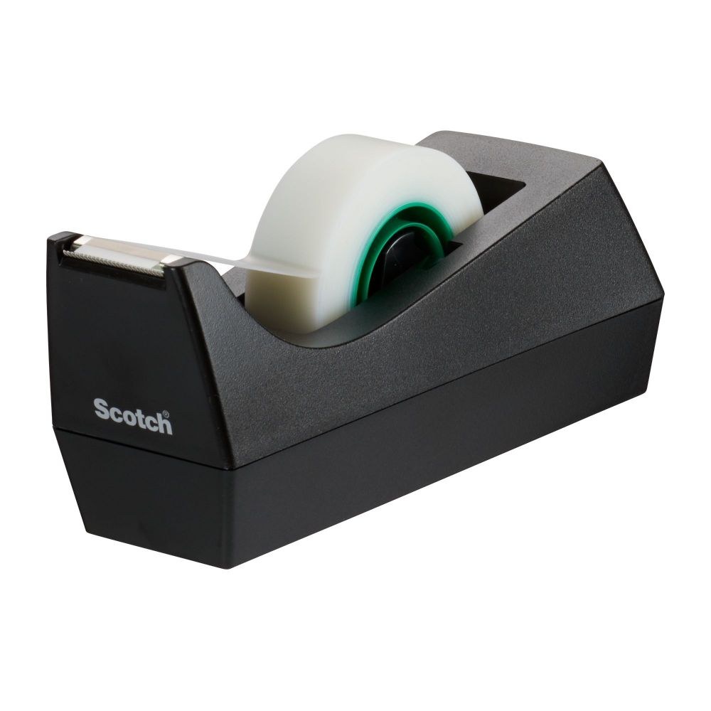 Scotch Dispenser C38 Black + 3 Rolls Scotch Magic 19 mm x 33 m