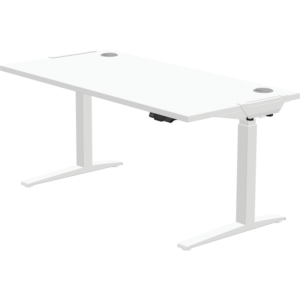 Fellowes Levado White Desk Base and White Worktop 1400mm