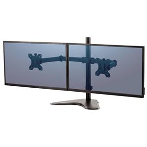 Fellowes Pro Series Free Standing Dual Horizontal Monitor Arm