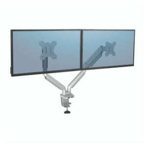 Fellowes 8056501 Platinum Series Dual Monitor Arm - Silver