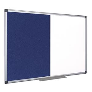 Bi-Office Maya Combo Aluminium Frame Board Blue 1200x900mm