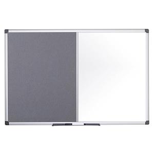 Bi-Office Maya Combo Aluminium Frame Board Grey 1800x1200mm