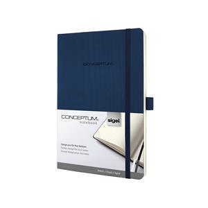 Sigel Conceptum Notebook Softcover Lined 135x210x14mm Blue