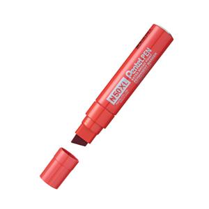 Pentel N50XL-B Jumbo Chisel Tip Marker Red [Pack of 6]