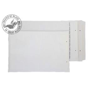 Blake Padded Bubble Bags 340x230mm Peel and Seal White [Pack of 100]