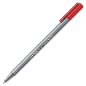 Staedtler Triplus Fineliner Pen 0.3mm Line Red [Pack of 10]