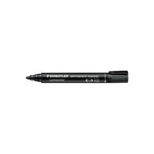 Staedtler Lumocolor Permanent Marker Bullet Tip 2mm Line Black [Pack of 10]