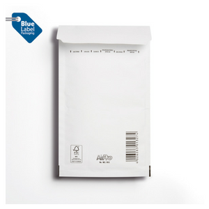 Blue Label Padded Bubble Envelope 120x215mm Peel and Seal White (Pack 200) - RBL10417