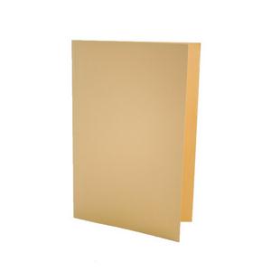 OfficePad Lightweight Square Cut Folder Yellow [Pack of 100]