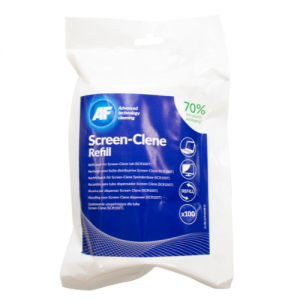 AF PC Screen Cleaning Wipes Eco Refill Pouch [Pack of 100]