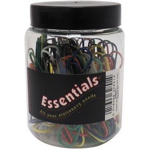 Value 51mm Giant Paperclips Assorted Colour [Pack of 125]