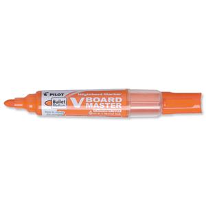 Pilot Begreen V-Board Master Bullet Tip Medium Orange [Pack of 10]