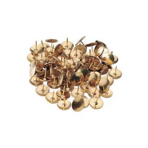 Value Drawing Pin 11mm Brassed [Pack of 100]