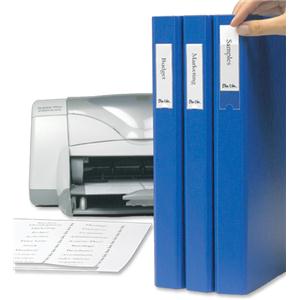 3L Label Holders and 48 Inserts 25x75mm [Pack of 48]