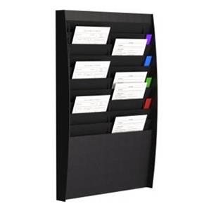 Fast Paper Document Panel 2x10 Compartments A4 Black