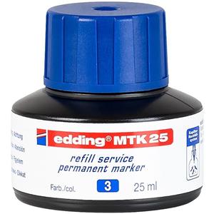 Edding MTK 25ml Refill Ink for Permanent Marker Blue