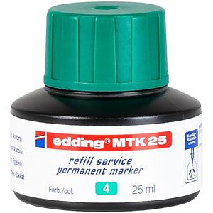 Edding MTK 25ml Refill Ink for Permanent Marker Green