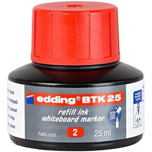 Edding BTK 25ml Refill Ink for Whiteboard Marker Red