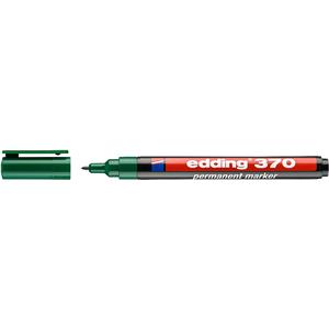 Edding 370 Permanent Marker Bullet 1.0mm Line Green [Pack of 10]