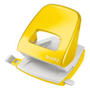 Leitz NeXXt WOW Metal Office Hole Punch 30-Sheet Yellow
