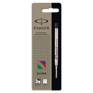 Parker Quinkflow Ball Pen Refill Medium Black Blister