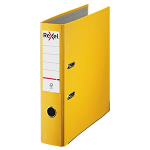 Rexel Lever Arch File Polypropylene ECO A4 75mm Yellow [Pack of 10]