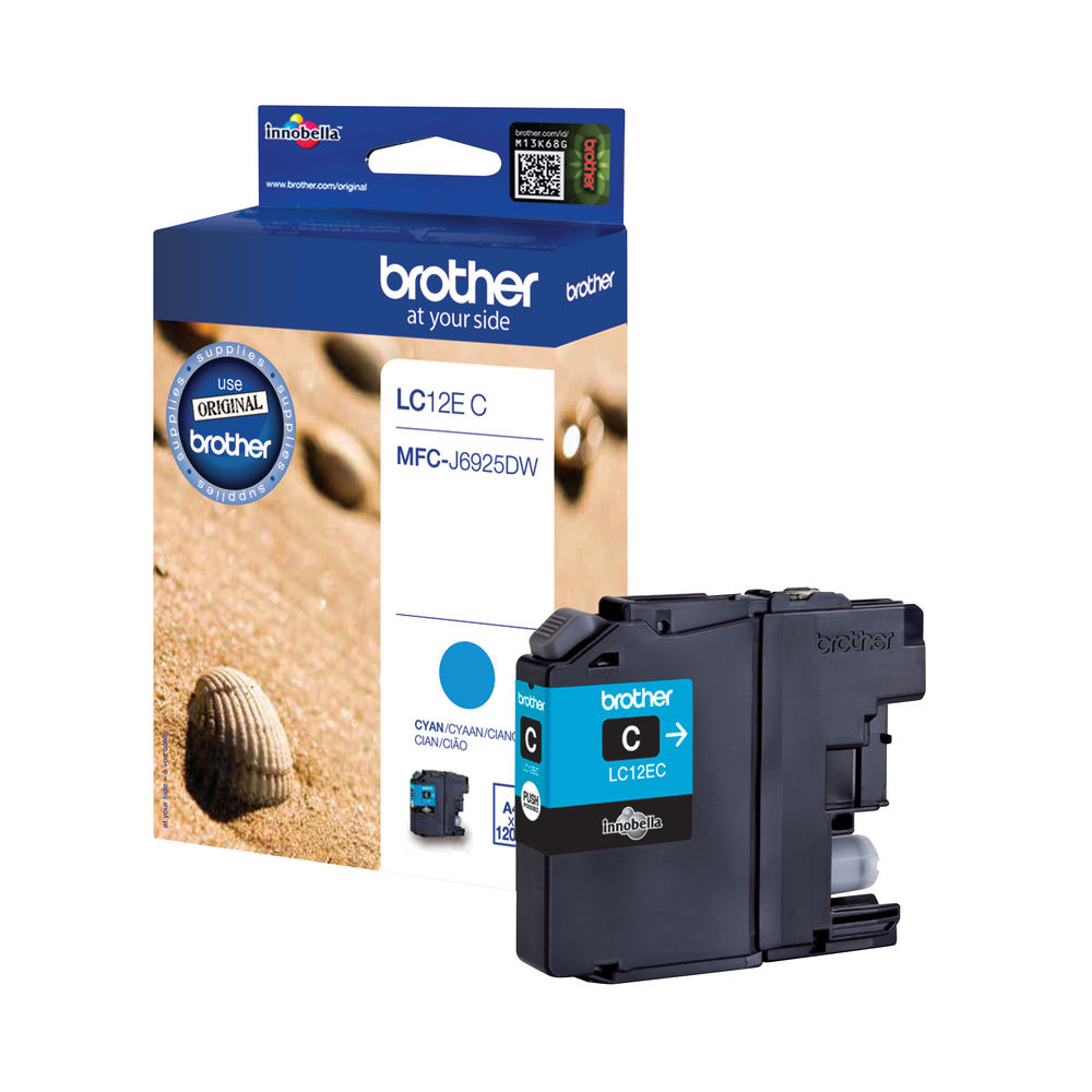 Brother LC12EC Cyan Ink Cartridge