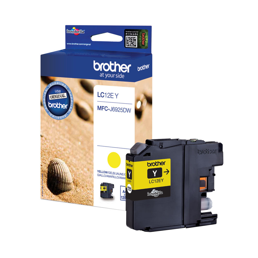 Brother Ink Cartridge Yellow LC12EY