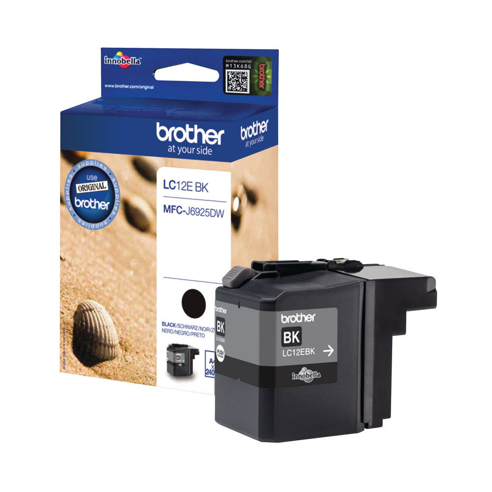 Brother LC12EBK Black Ink Cartridge