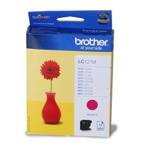 Brother LC121m Ink Cartridge Magenta 300 Pages 3.9ml