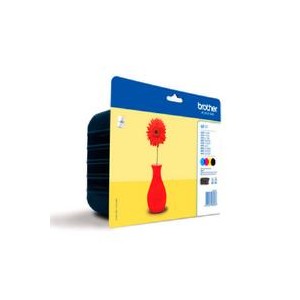 Brother LC121VALBP Ink Cartridge Multi Pack BKCMY 4x300 Pages