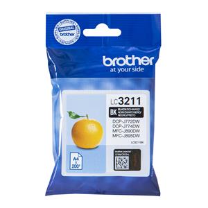 Brother LC3211BK Ink Cartridge Black 200 Pages