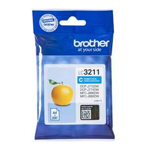 Brother LC3211C Ink Cartridgee Cyan 200 Pages